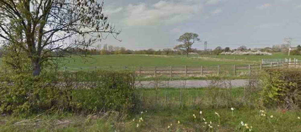 The walker was attacked on the cycle/pedestrian path alongside Middlewich Road (Picture: Google Maps).