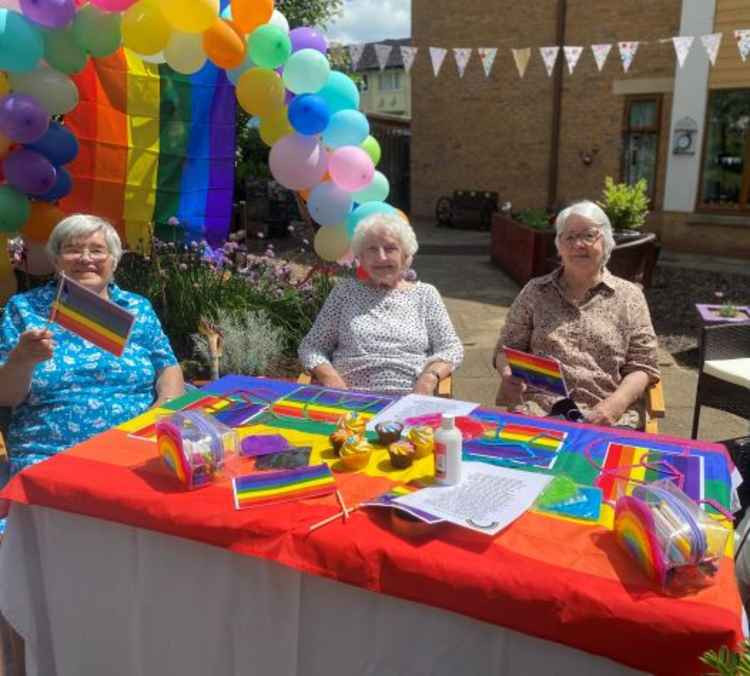 Mary, Margaret, and Betty celebrate Silver Pride at Belong Crewe.