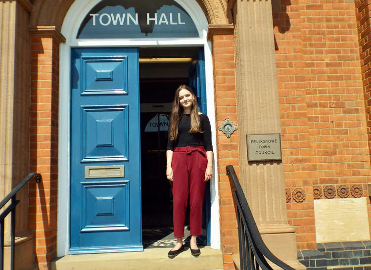 Kickstarter Amber Markwell ready to report on community matters across the Felixstowe peninsula