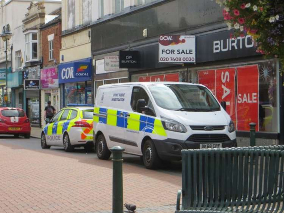 Police crime scene officers attended the scene of the break-in at Market Street (Photo: ugc).