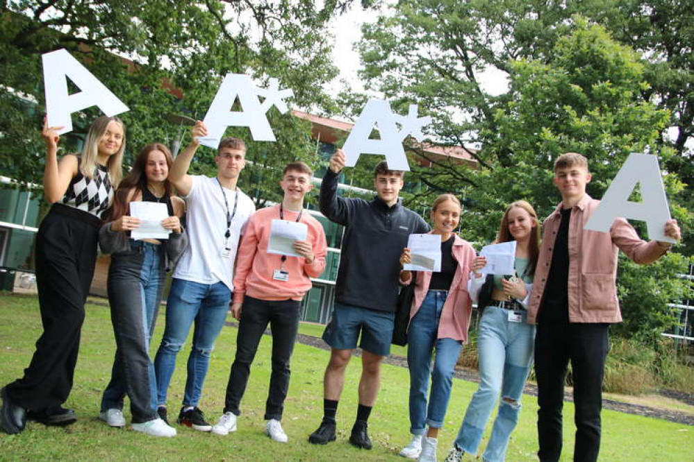 Success for A Level students at Cheshire College with 62 per cent receiving A* to B grades.