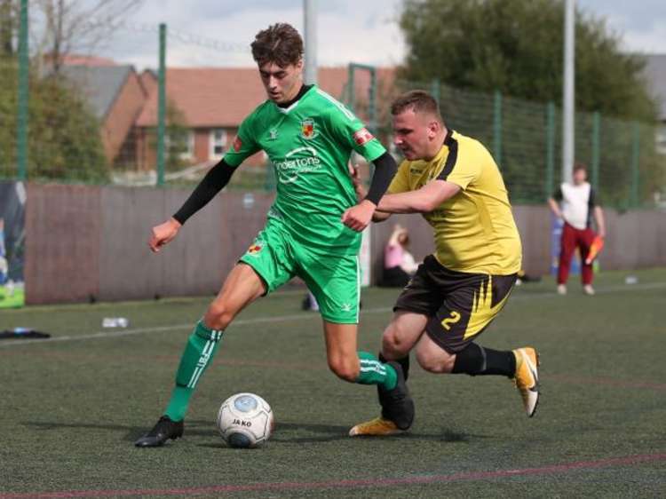 AFC Crewe were chasing shadows against Nantwich Town Reserves in the Crewe FA Cup (Pic: Jonathan White).