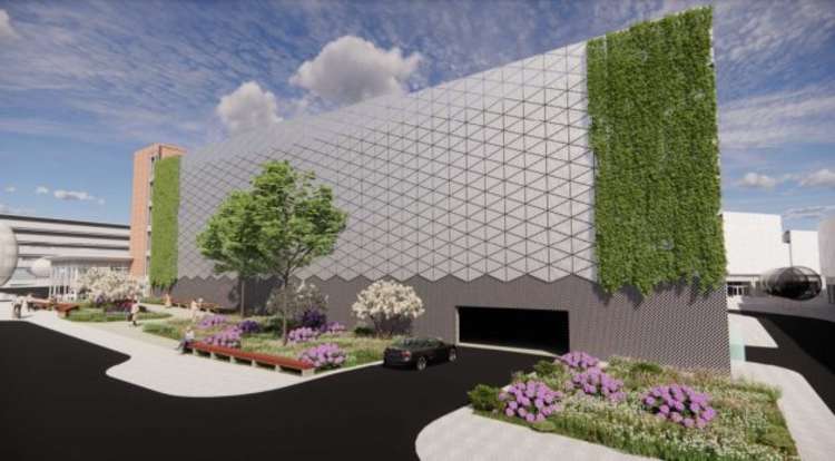 The multi-storey has had green walls schemed into its design after complaints during the consultation.