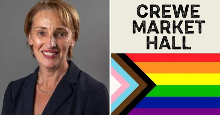 Cheshire East Mayor Sarah Pochin will be opening the Market Hall's Pride event.