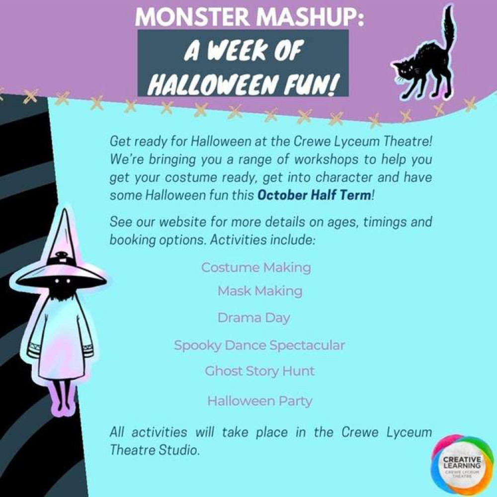 A monster mashup of activity for children this October Half Term.