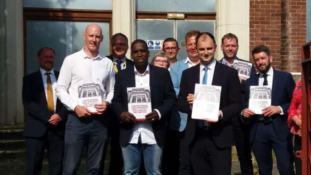 The announcement of the £22.9m funding win in July was marked by a ministerial visit at Flag Lane Baths.