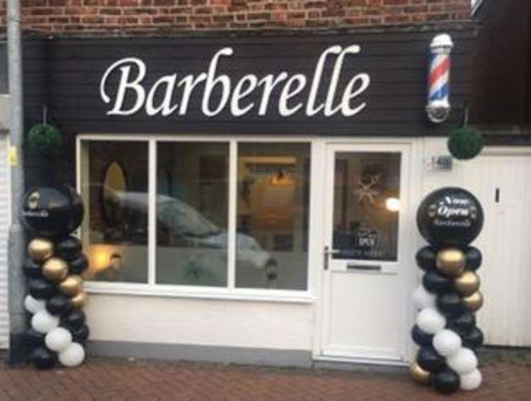 Barberelle barber's shop is in Congleton Road in Sandbach