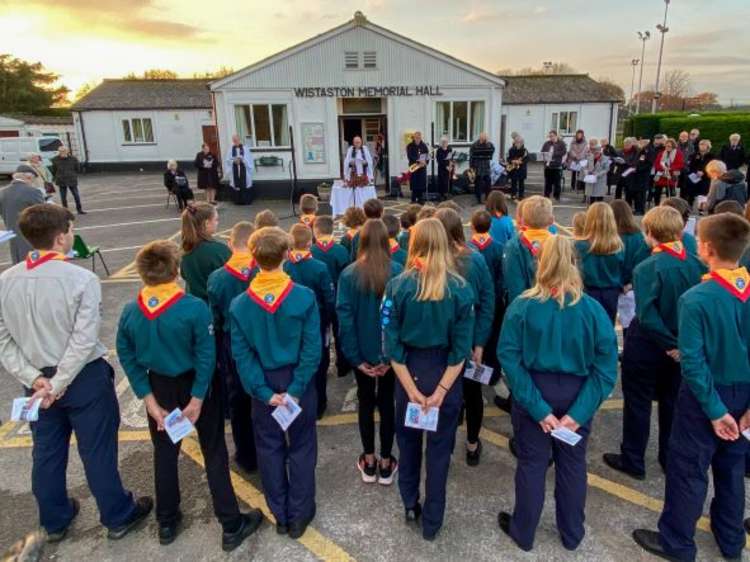 The service was held outdoors at Wistaston (All pictures courtesy of Jonathan White).