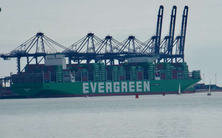 Ever Ace as seen from Shotley (Picture credit: Albie Davis)