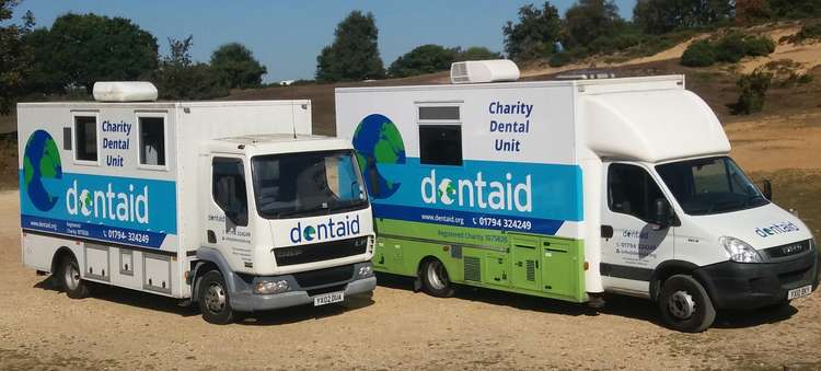 Dental charity Dentaid's mobile units will be at Felixstowe Ferry