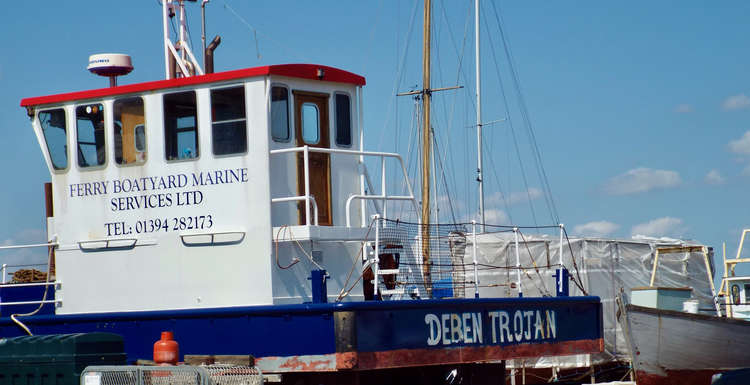 Felixstowe Ferry boatyard