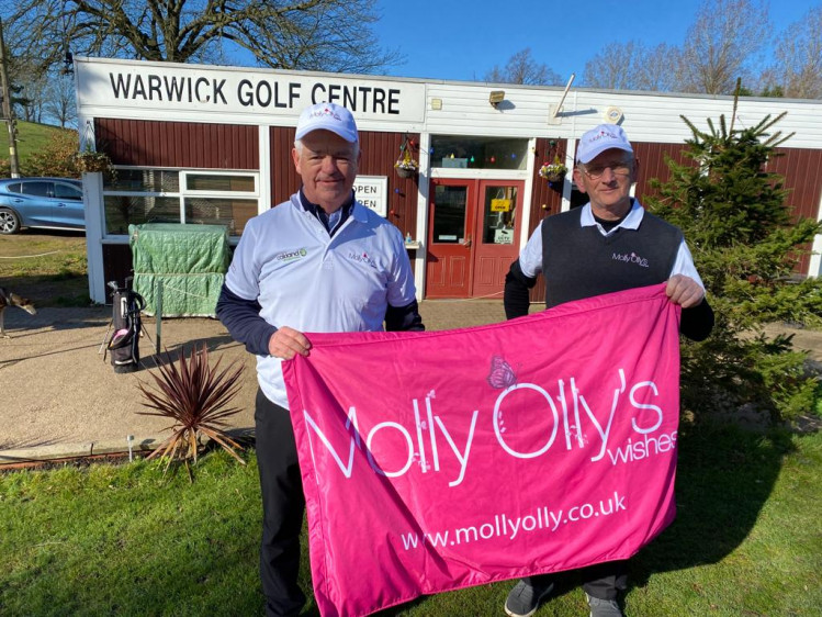 Pat and Bill visited Warwick Golf Club yesterday