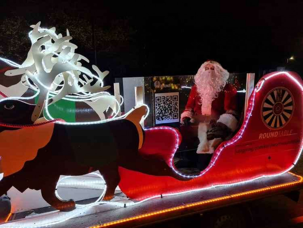 Last year the Round Table raised £5,500 from the Santa Sleigh