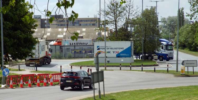 An entrance to Port of Felixstowe (Picture credit: Nub News)