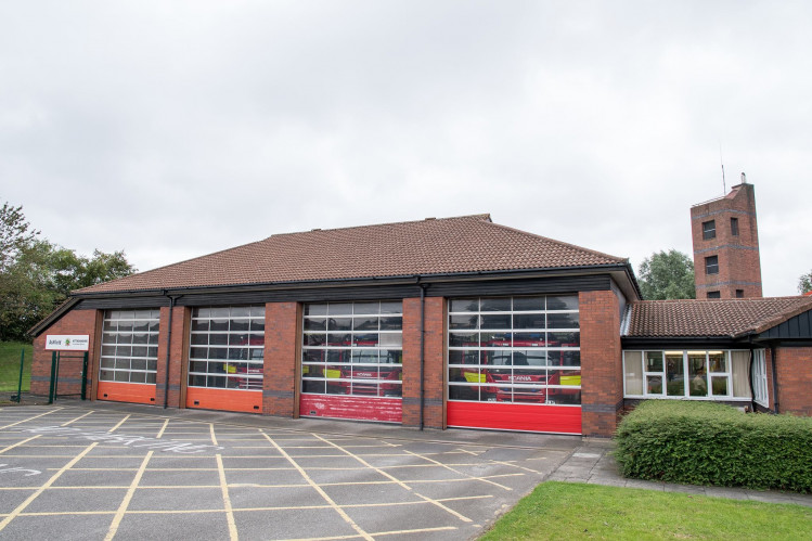 Ashfield Fire Station (pictured) now operates an on-call system at night following cutbacks made in 2018. Image: Nottinghamshire Fire and Rescue Service.