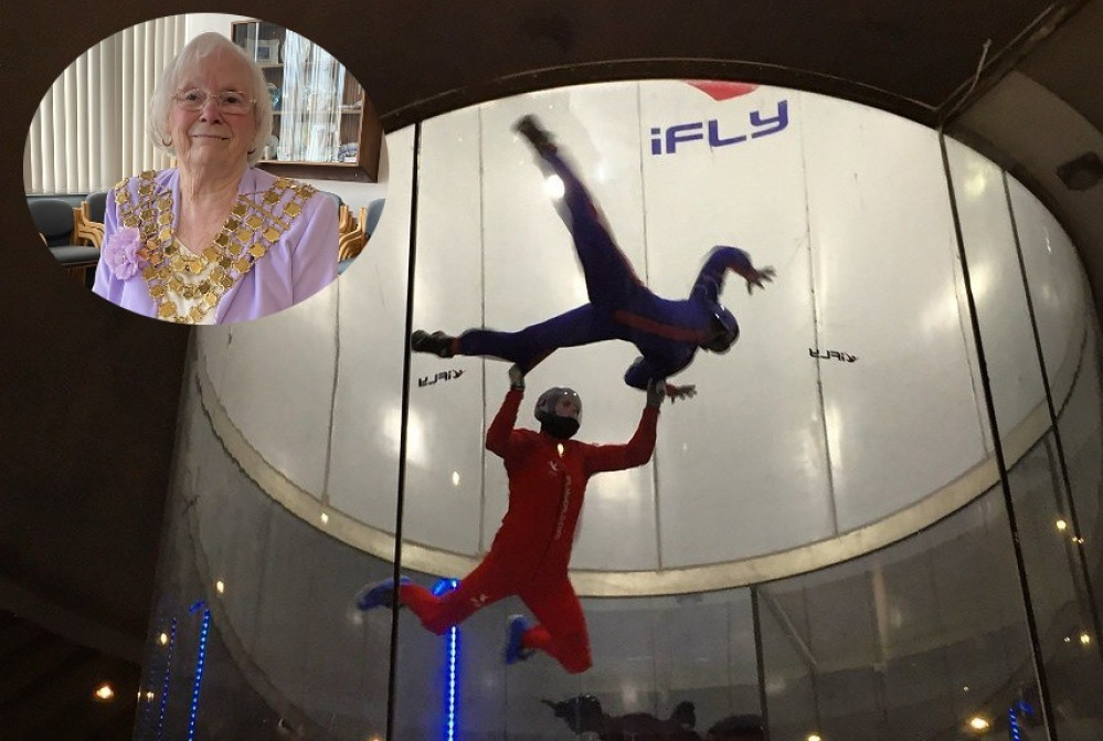 Biddulph's mayor Cllr Rushton will be attempting the skydive.