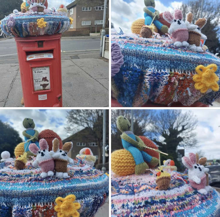 Easter comes to a post box in Little Thurrock!