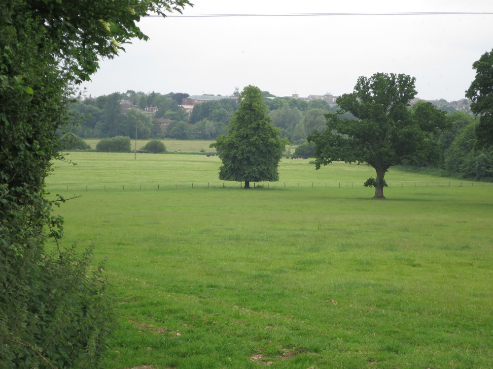 Part of the site north of Dorchester