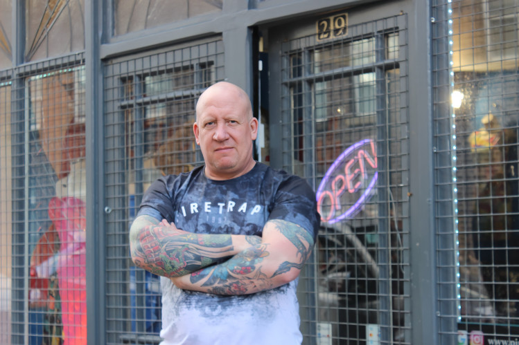 Paul Holden is co-owner of Pin Up and Ink on 29 Park Lane. (Image - Alexander Greensmith)