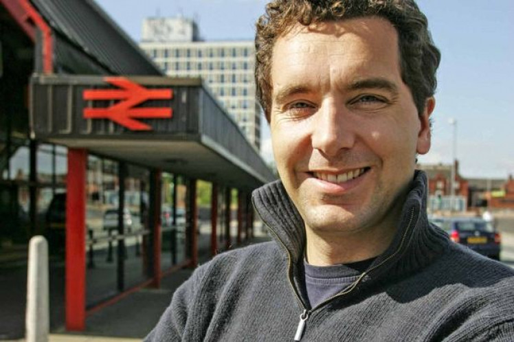 Former Crewe MP Edward Timpson, outside Crewe Railway Station (Edward Timpson).