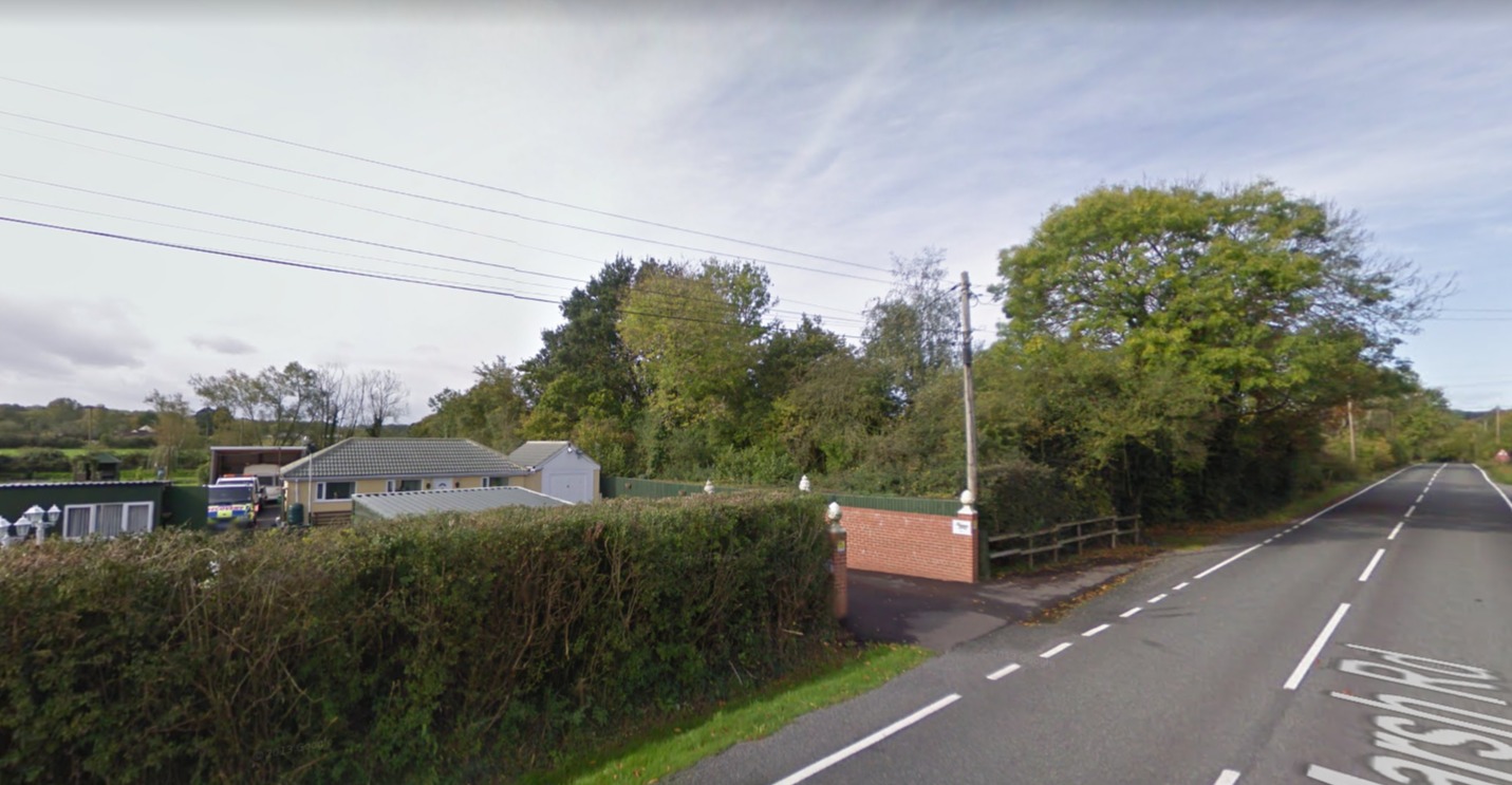 The B3099 Marsh Road In Standerwick. CREDIT: Google Maps. Free to use for all BBC wire partners.