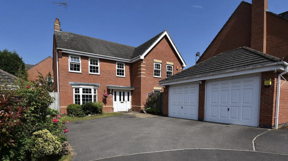 As well as this beautiful family home, peaceful street Oak Drive boasts a bus stop and is opposite Scholar Green Village Hall. (Image - Stephenson Browne Congleton)