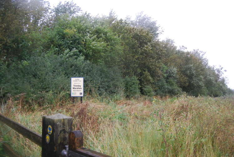 Sign for Trimley Marshes - Credit: N. Chadwick - geograph.org.uk/p/3299607