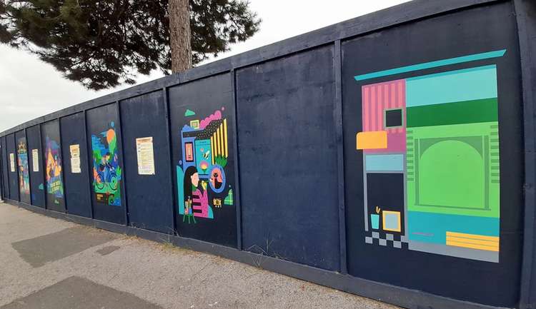 A mural by Catalina in Felixstowe