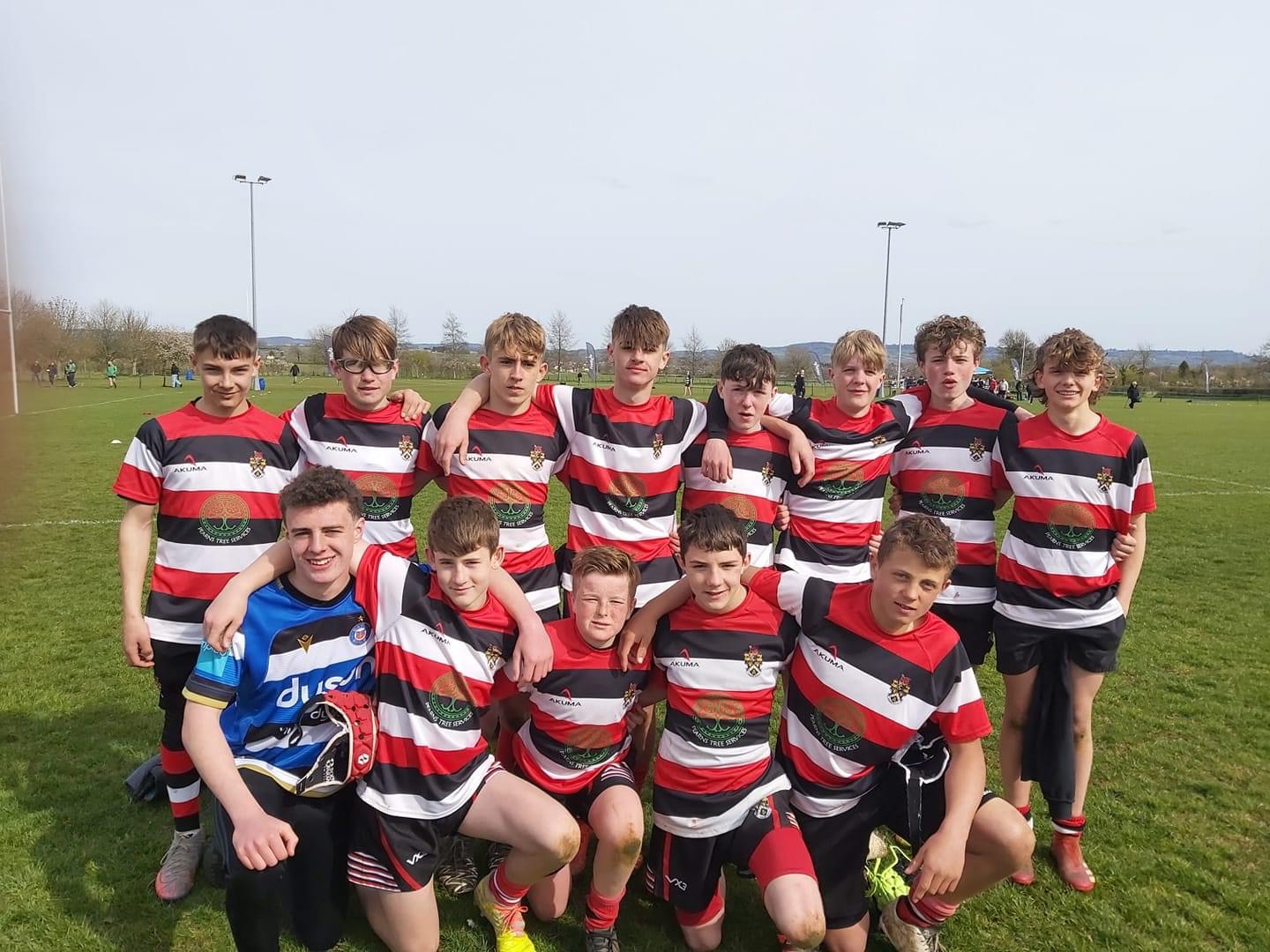  Congratulations to the Frome RFC U14’s who finished 3rd at today’s Bath Rugby Dyson 7’s Competition held at North Dorset RFC.   The side now progress through to the Finals which will be held at Bath Rugby’s Rec.