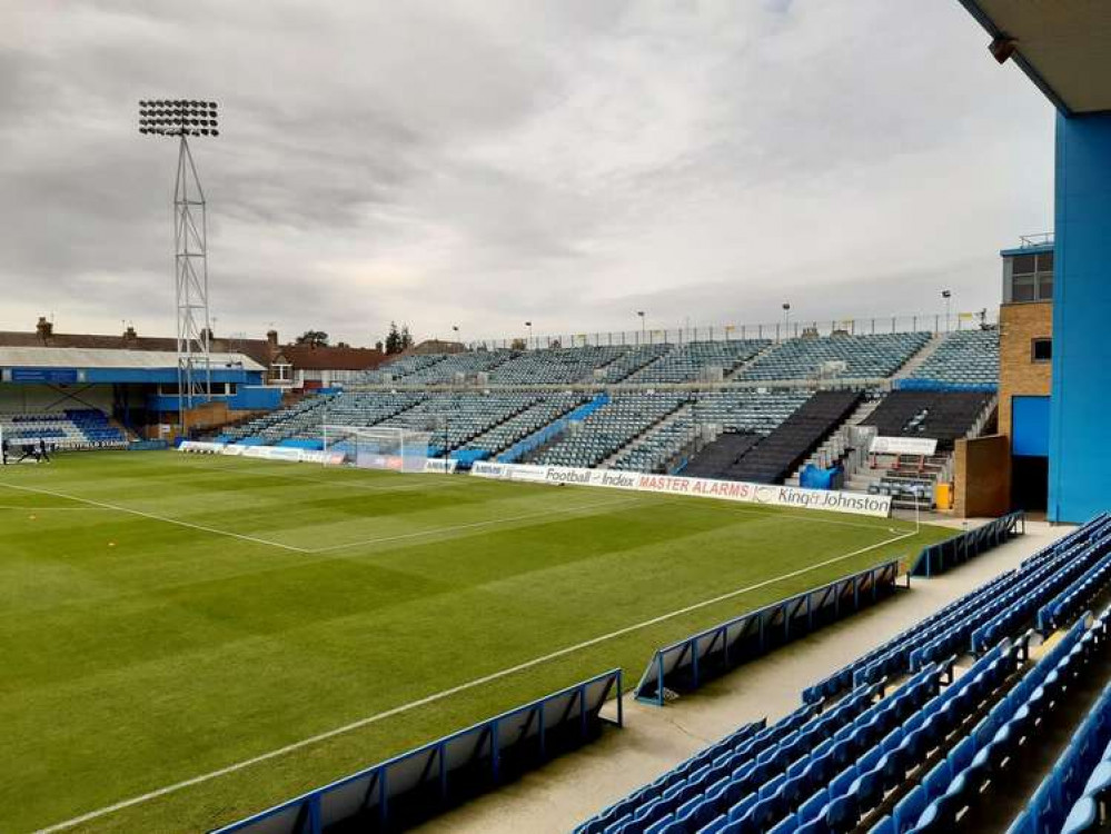 Crewe's game at the Priestfield Stadium on Saturday is off (Picture credit: Steve Daniels).