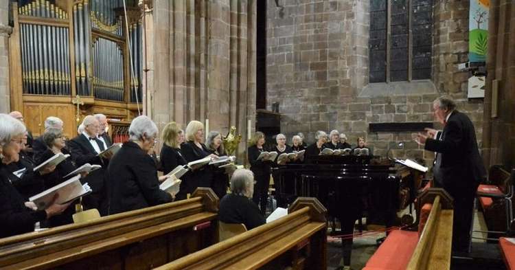 Nantwich Choral Society in full voice.