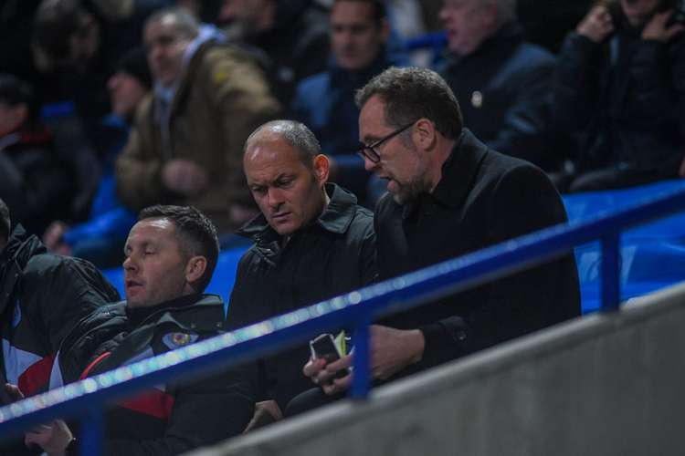 The former Preston boss (centre) has offered invaluable insight to Dave Artell (Picture credit: Kevin Warburton)..