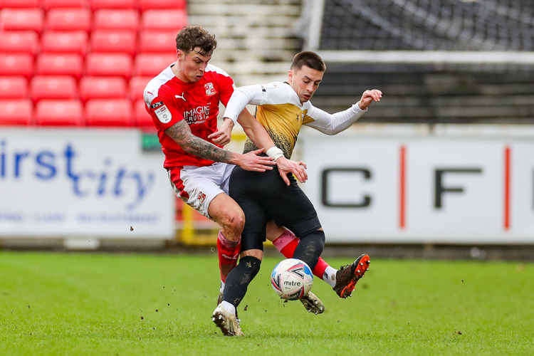 Owen Dale is back at Crewe after his Blackpool loan expired (Picture: Kevin Warburton).