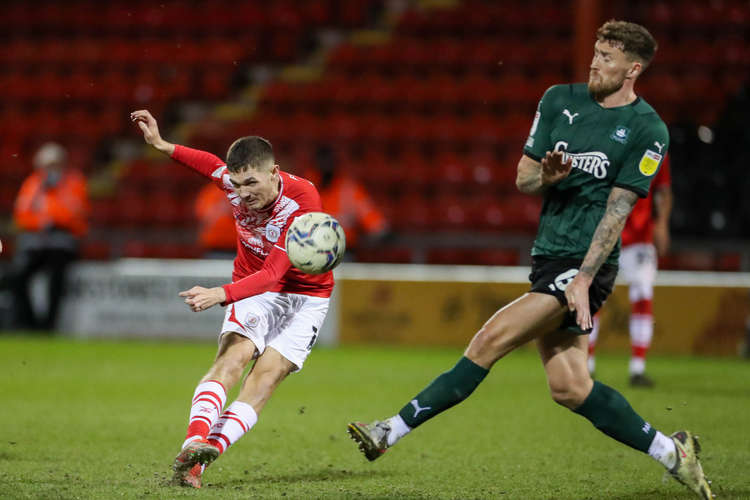 Callum Ainley came on in the closing stages, but the game was already up (Picture credit: Kevin Warburton).