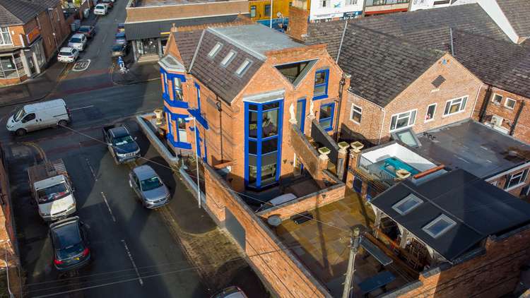 Drone image captures the size of this Nantwich Road home.