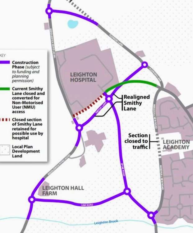 The link road plans with six roundabouts. (Picture credit: UGC)