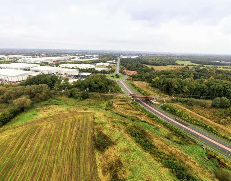 Land at Basford East, David Whitby Way. (Picture credit: Kuula)