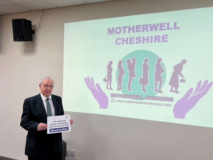 Police and Crime Commissioner for Cheshire John Dwyer at a recent Motherwell Cheshire event.