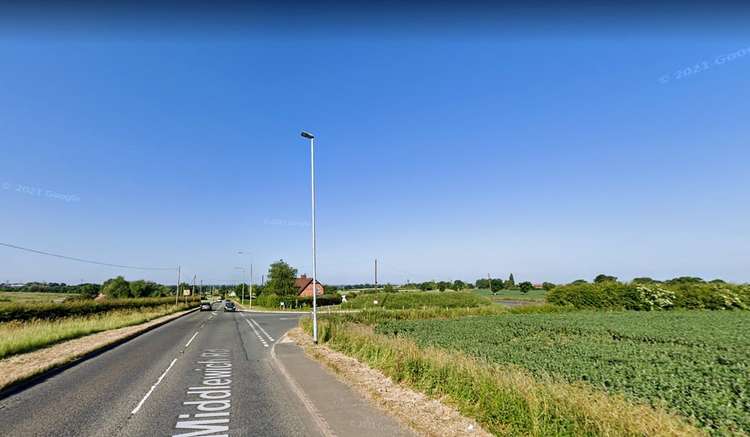 Middlewich Road near to Leighton Grange Farm. (Picture credit: Google Images)