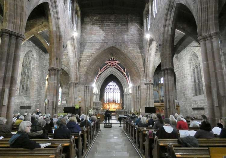 The Choral Society welcomed many singers to St Mary's Church, Nantwich.