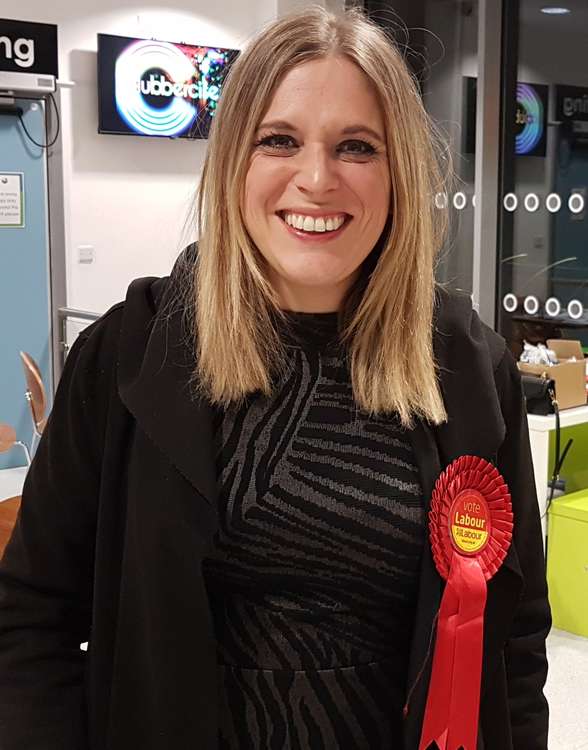 Laura Smith at the 2019 General Election. Defeated by Kieran Mullan