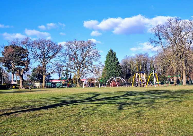 One of the fields at Queens Park.