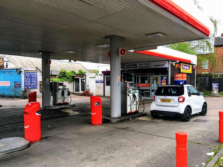 Essar Petrol Station on West Street, Crewe. (Picture credit: Cheshire Cars)