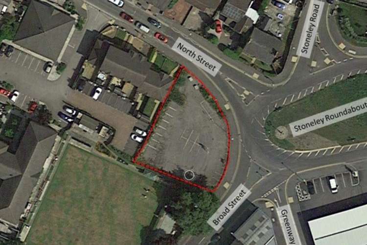 An aerial view of the site location (Cheshire East Council planning documents).