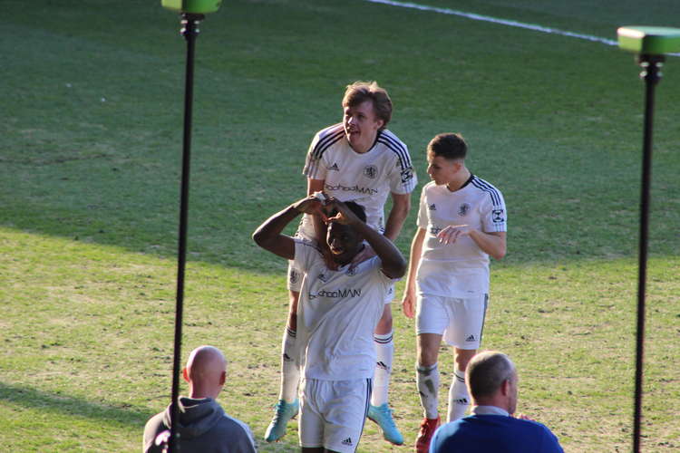 Macclesfield FC captain Laurent Mendy scored a brace on his birthday.