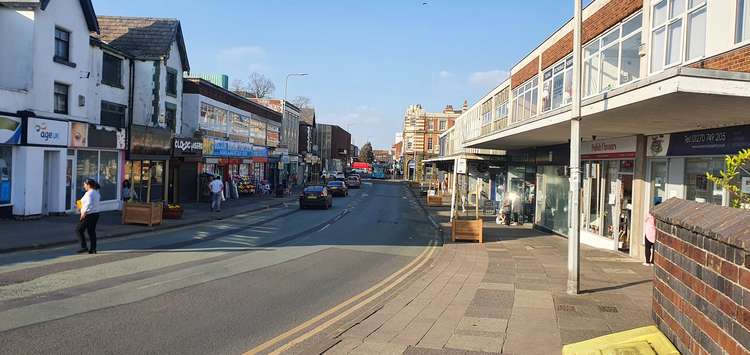 The new planters installed across Market Street, Crewe. (Pictures by Ryan Parker)