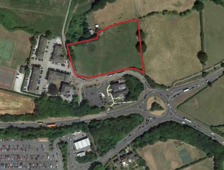 The application site at Alvaston roundabout. (Google Images)