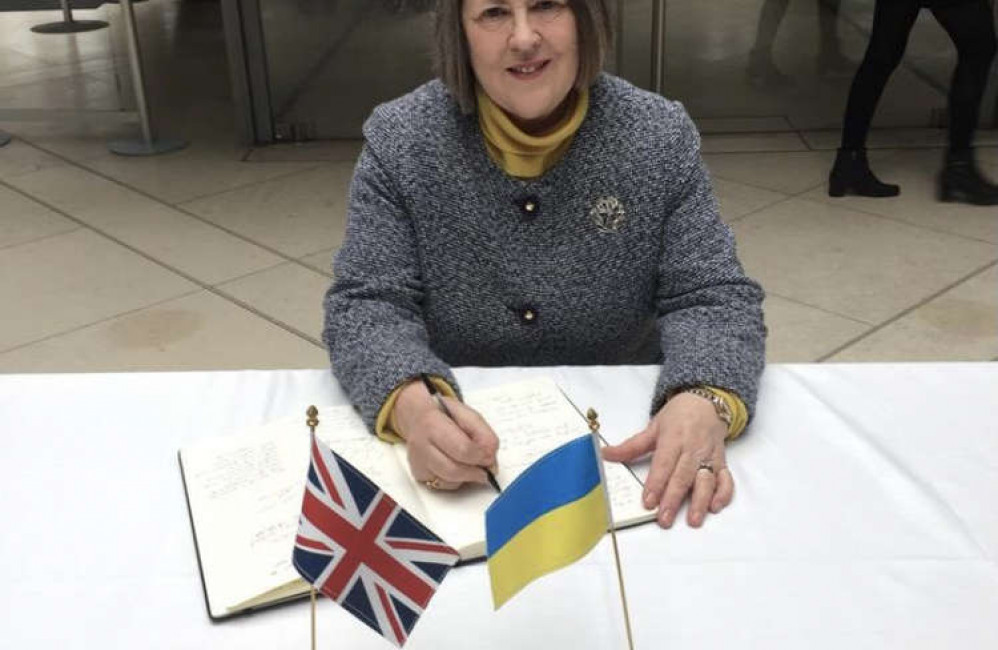 "As Chair of the International Religious Freedom or Belief Alliance, I have issued a statement standing in heartfelt solidarity with our fellow IRFBA member, Ukraine ..." - Fiona Bruce.  (Photo: Fiona Bruce)