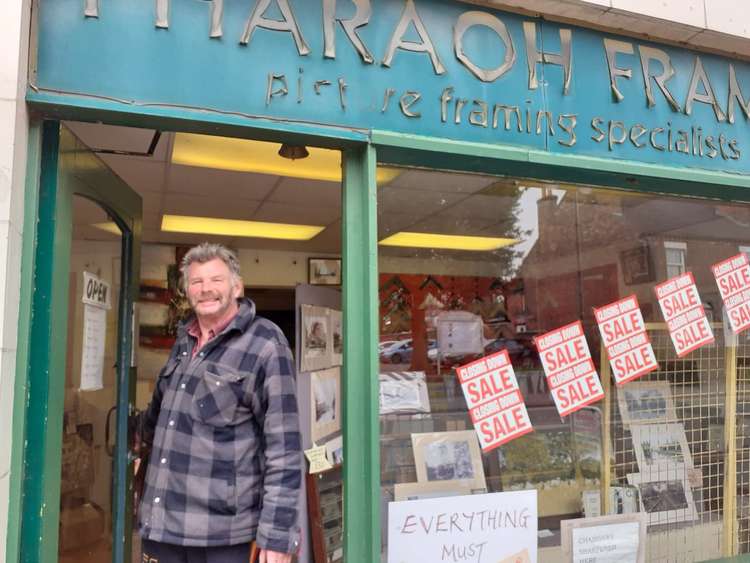 Steve currently has a closing down sale at his shop in Lawton Road
