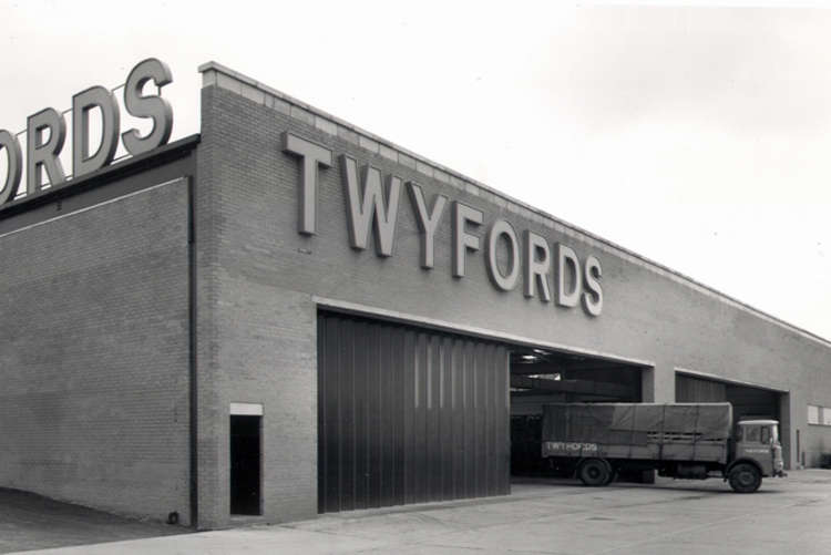 Then: the building once housed the offices of ceramics company Twyford Bathrooms.